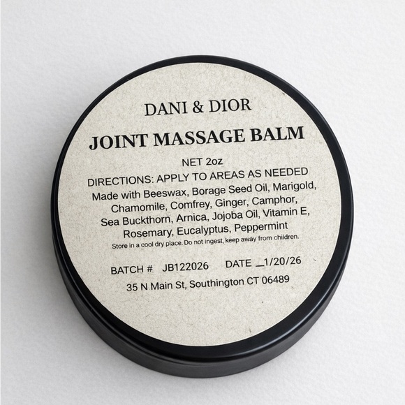Other - Joint Massage Balm 2oz Homemade All Natural